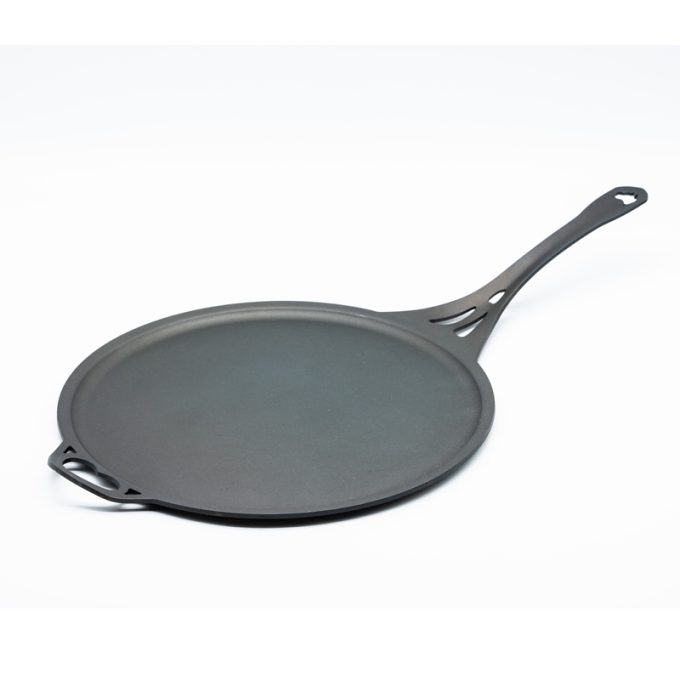 Solidteknics 31cm XHD Iron Skillet-Lid & Crêpe Pan
