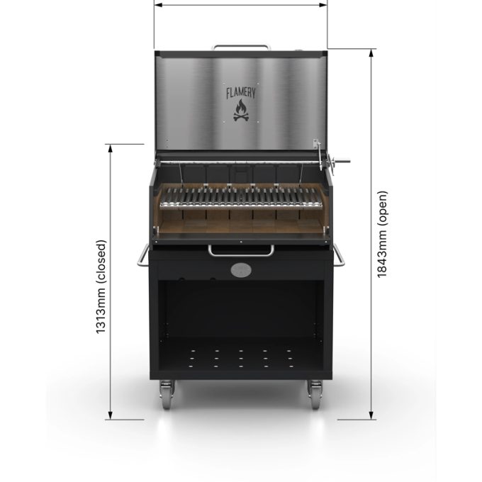 Flamery Asado Pro 2.1 / Small Asado Grill on Trolley - Image 5