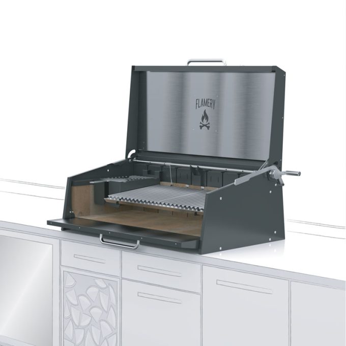 Flamery Asado Pro 3.2 / Large Asado Grill Built-In - Image 5