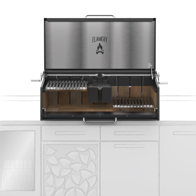 Flamery Asado Pro 3.2 / Large Asado Grill Built-In - Image 4