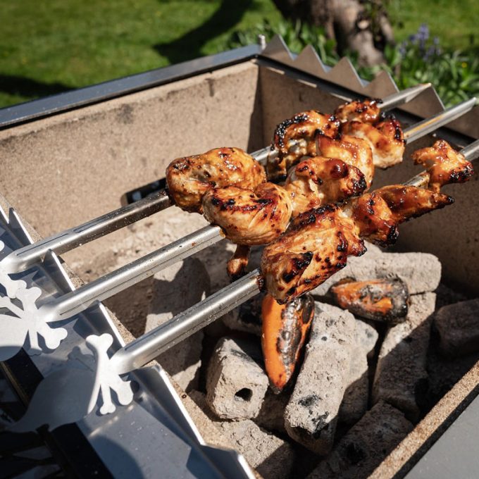 Flamery Konro Pro 5.4 / Skewer Stand & Skewer Set - Image 4