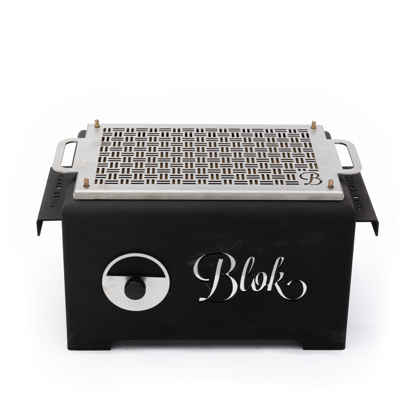 Blok Hako Table Grill BBQ | Handcrafted Steel Charcoal Grill - Image 2