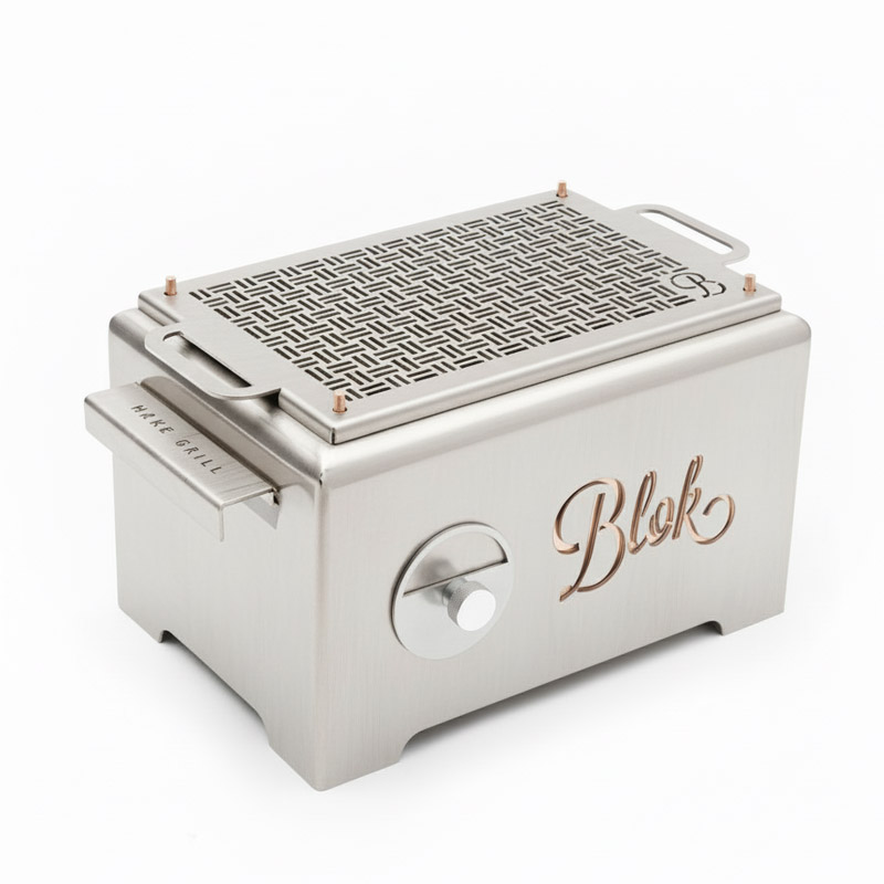 Blok Hako Table Grill BBQ | Handcrafted Steel Charcoal Grill - Image 5