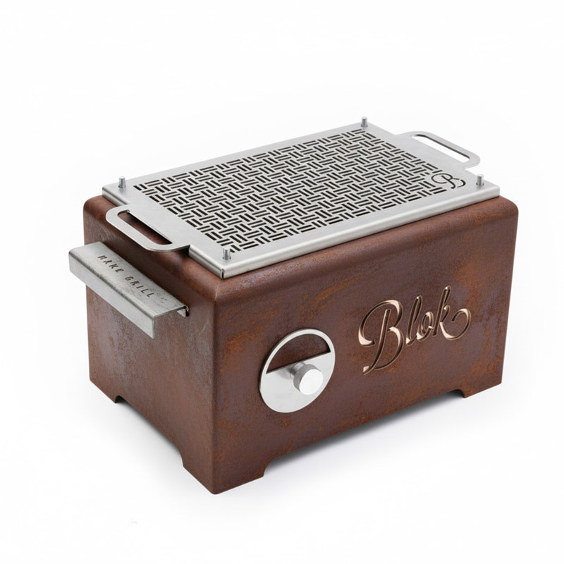 Blok Hako Table Grill BBQ | Handcrafted Steel Charcoal Grill - Image 3